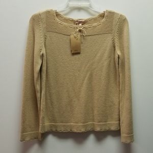 A.P.C. Tan Long Sleeve Wool Sweater